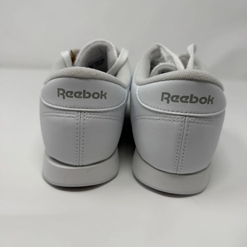 NWT Reebok Princess Womens Sneaker White Leather Classic Low Top 1Y3501 USA 11.5